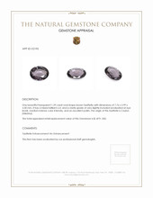 1.39 Ct. Taaffeite from Ceylon (Sri Lanka) Appraisal