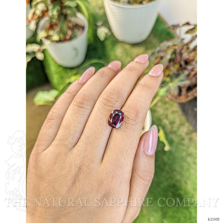 5.29 Ct. Rhodolite Garnet from Ceylon (Sri Lanka)