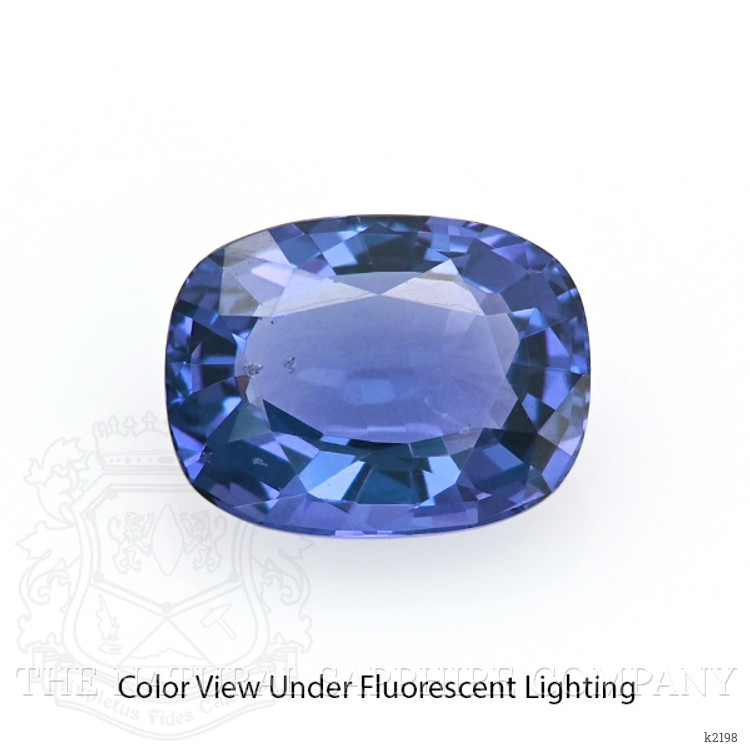 Halo Cobalt Spinel Ring 1.76 Ct., Platinum 950