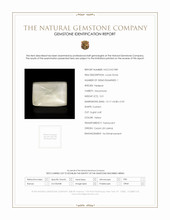 5.01 Ct. White Cabochon Moonstone from Ceylon (Sri Lanka) Scan Report