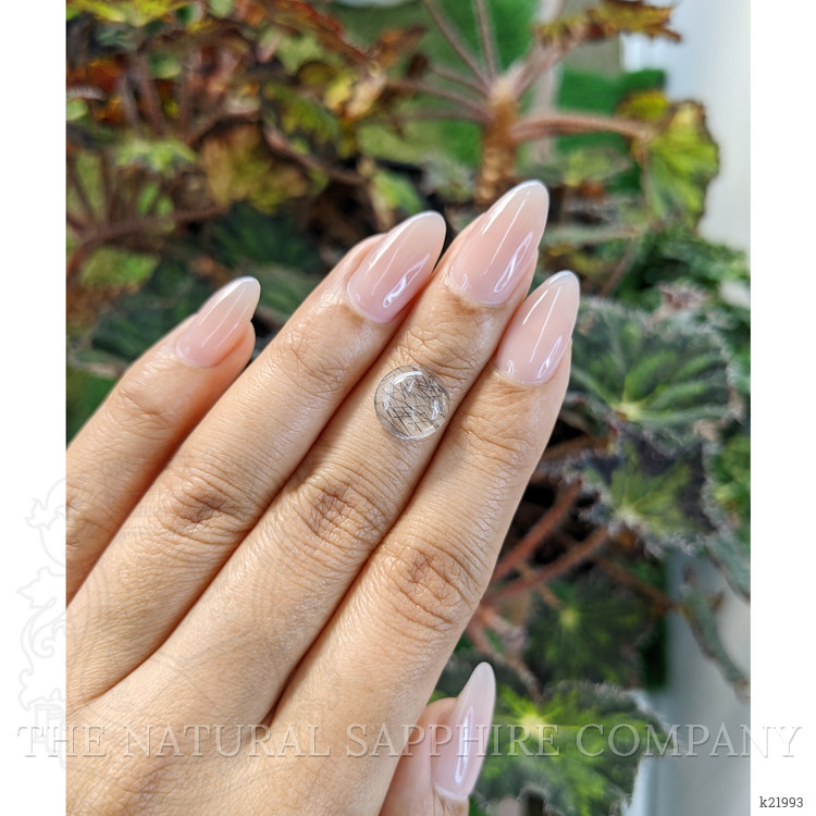 2.78 Ct. Cabochon Rutilated Quartz from Ceylon (Sri Lanka)