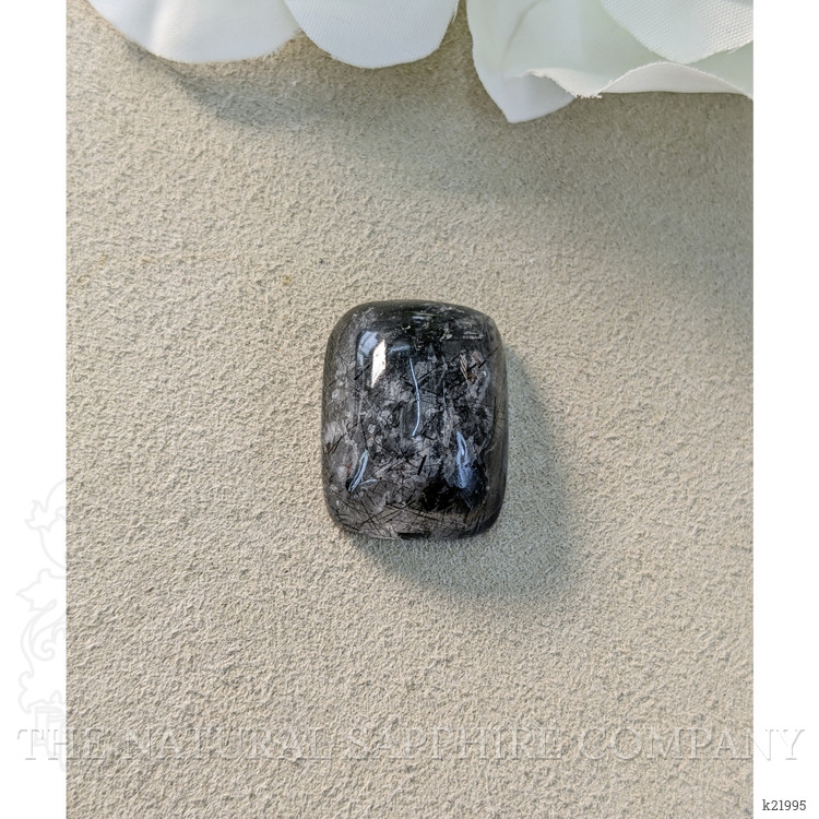 35.65 Ct. Cabochon Rutilated Quartz from Ceylon (Sri Lanka)