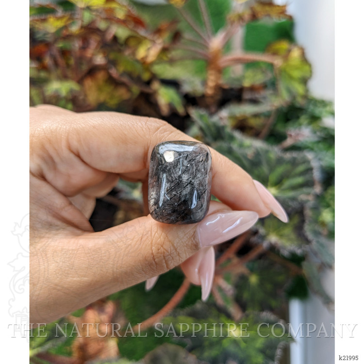 35.65 Ct. Cabochon Rutilated Quartz from Ceylon (Sri Lanka)