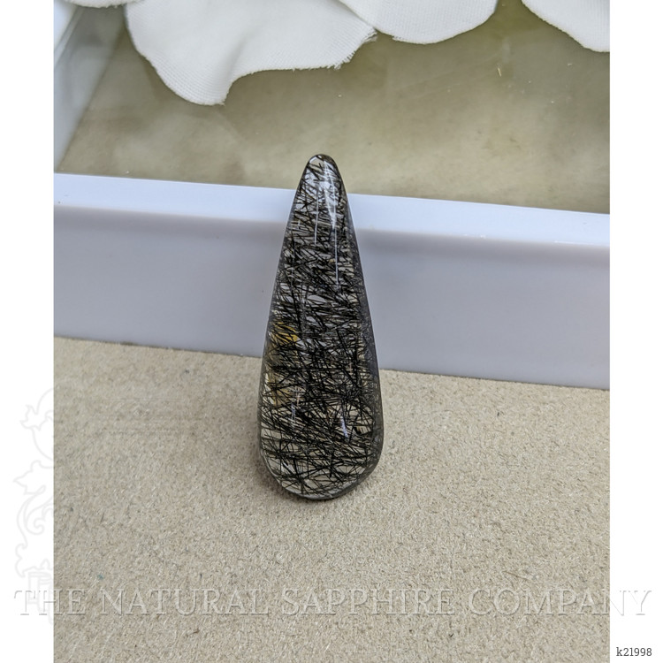 17.07 Ct. Cabochon Rutilated Quartz from Ceylon (Sri Lanka)