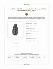 16.29 Ct. Smoky Cabochon Rutilated Quartz from Ceylon (Sri Lanka) Scan Report