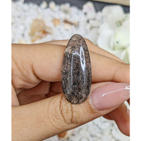 18.63 Ct. Cabochon Rutilated Quartz from Ceylon (Sri Lanka) Life Style