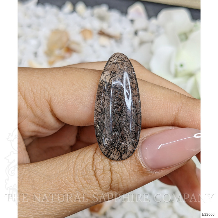 18.63 Ct. Cabochon Rutilated Quartz from Ceylon (Sri Lanka)