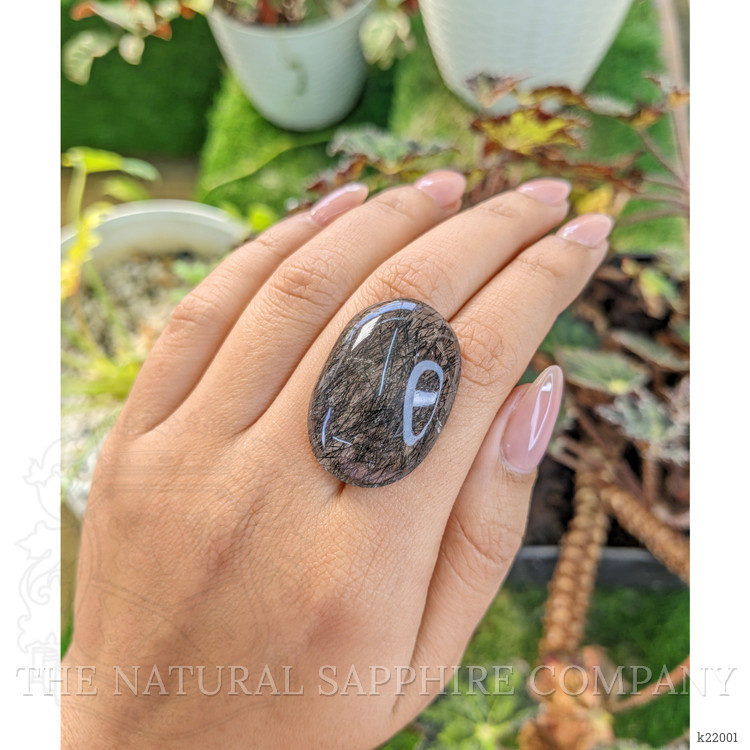 41.03 Ct. Cabochon Rutilated Quartz from Ceylon (Sri Lanka)