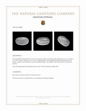 4.05 Ct. Cabochon Moonstone from Ceylon (Sri Lanka) Appraisal