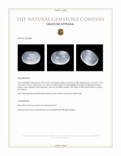 3.93 Ct. Cabochon Moonstone from Ceylon (Sri Lanka) Appraisal