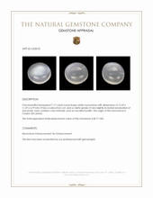 7.17 Ct. Cabochon Moonstone from Ceylon (Sri Lanka) Appraisal