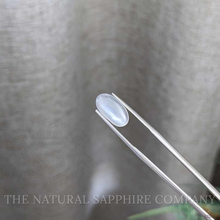 3.72 Ct. White Cabochon Moonstone from Ceylon (Sri Lanka)