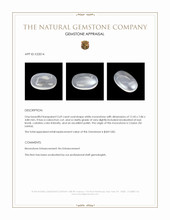 3.69 Ct. Cabochon Moonstone from Ceylon (Sri Lanka) Appraisal