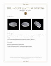 4.83 Ct. Cabochon Moonstone from Ceylon (Sri Lanka) Appraisal