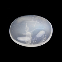 12.09 Ct. White Cabochon Moonstone from Ceylon (Sri Lanka) Video