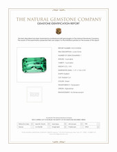 3.93 Ct. Green Tourmaline from Afghanistan Scan Report