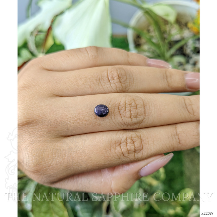 1.30 Ct. Greyish Blue Star Spinel from Ceylon (Sri Lanka)
