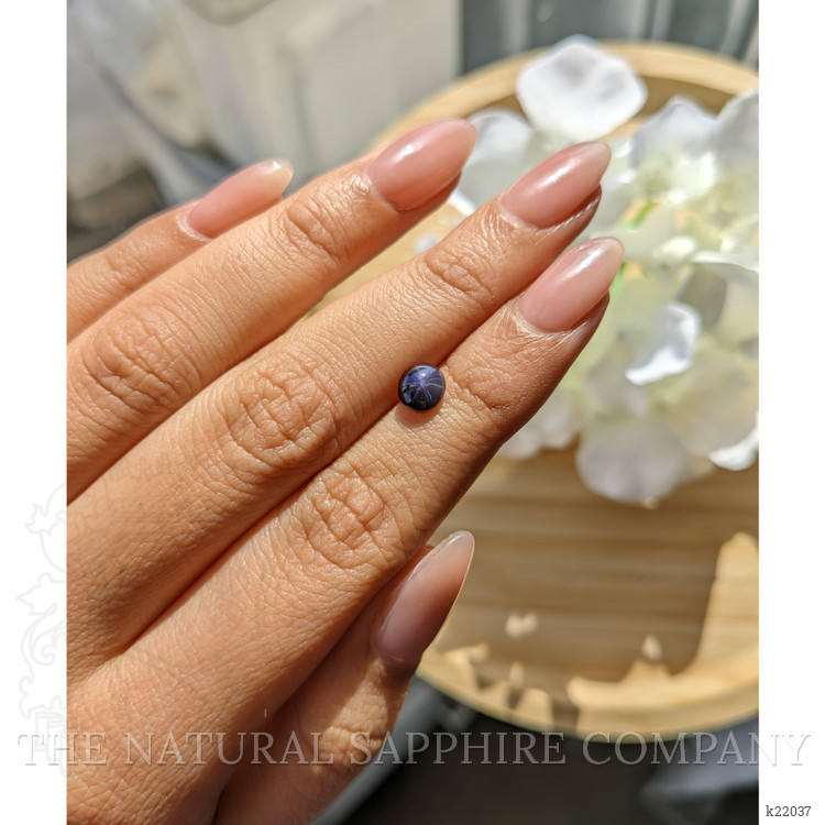 1.30 Ct. Greyish Blue Star Spinel from Ceylon (Sri Lanka)