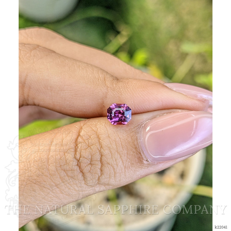 0.88 Ct. Rhodolite Garnet from Ceylon (Sri Lanka)