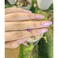 0.88 Ct. Rhodolite Garnet from Ceylon (Sri Lanka) Life Style