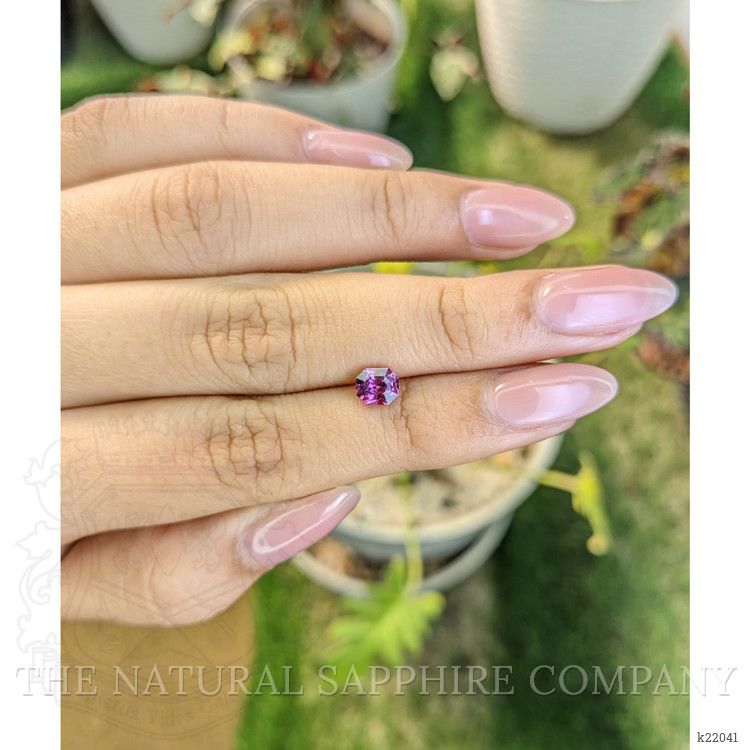 0.88 Ct. Rhodolite Garnet from Ceylon (Sri Lanka)