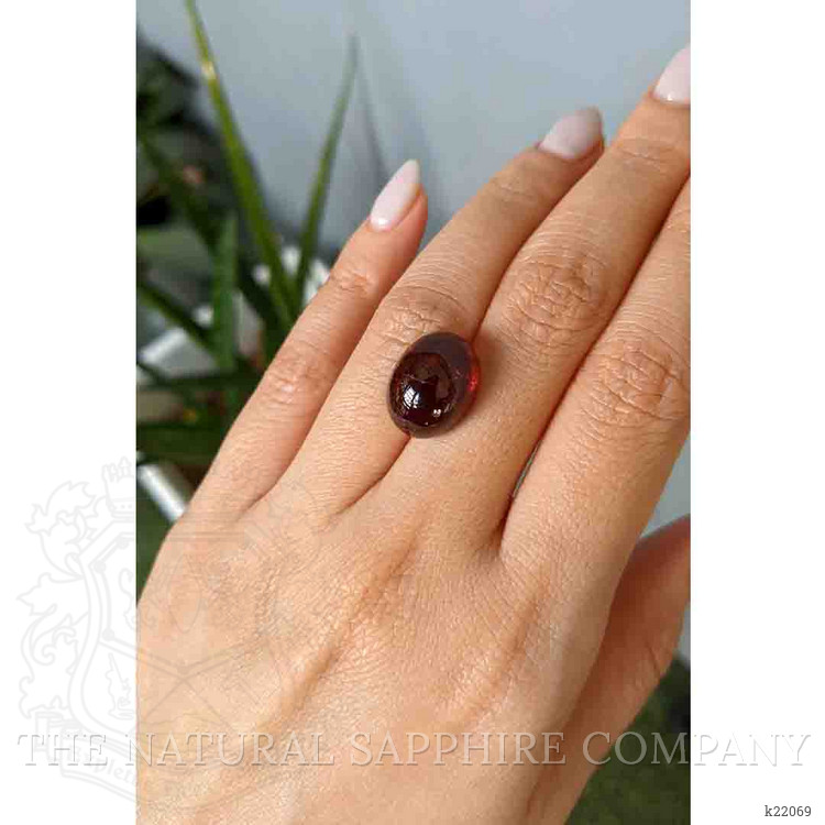 12.54 Ct. Cabochon Rubellite Tourmaline from Brazil