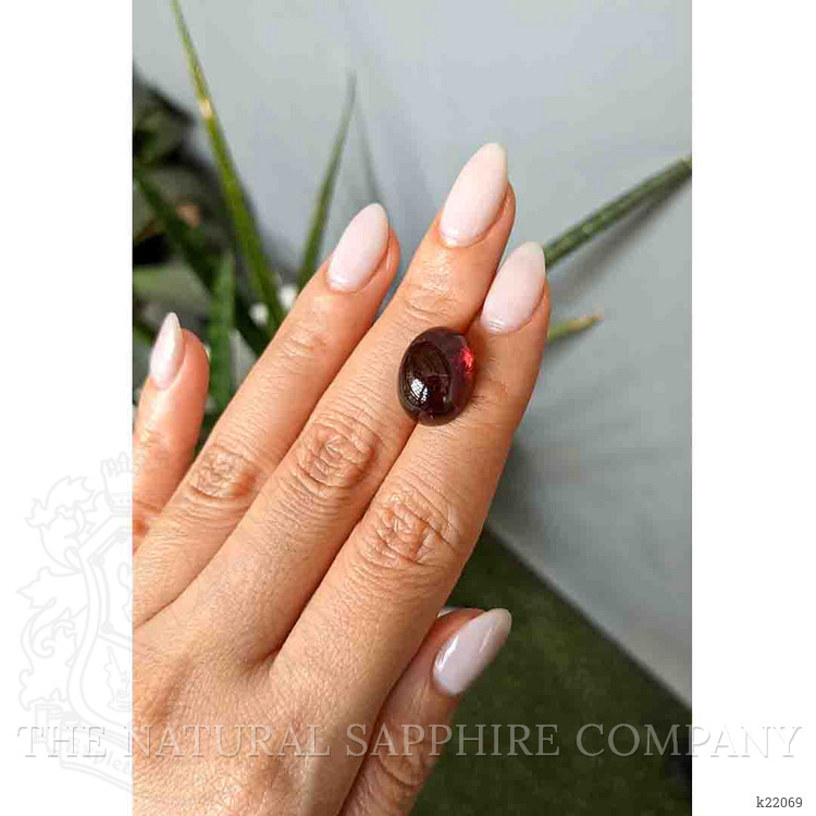 12.54 Ct. Cabochon Rubellite Tourmaline from Brazil