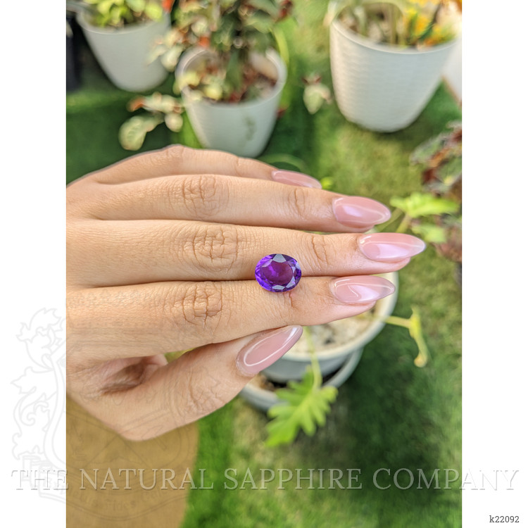 4.29 Ct. Amethyst from Ceylon (Sri Lanka)