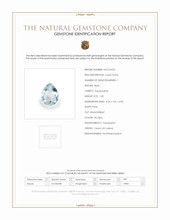 1.35 Ct. Aquamarine from Ceylon (Sri Lanka) Scan Report