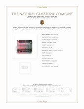 32.38 Ct. Watermelon Tourmaline from Mozambique Scan Report