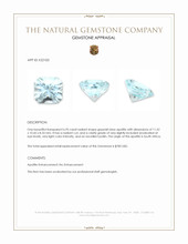 6.95 Ct. Apatite from South Africa Appraisal