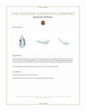 6.81 Ct. Apatite from South Africa Appraisal