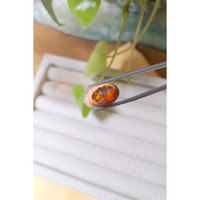 5.87 Ct. Orange Cabochon Fire Opal from Mexico Life Style