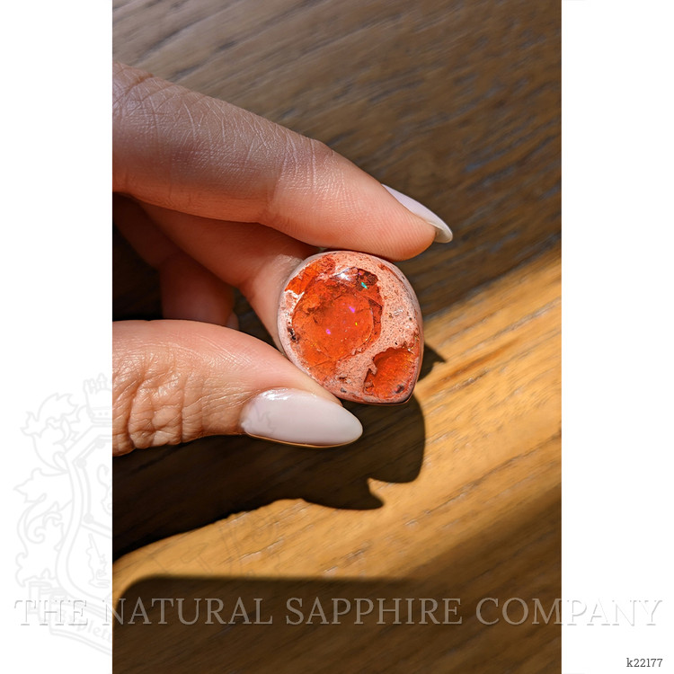 32.41 Ct. Cabochon Fire Opal from Mexico