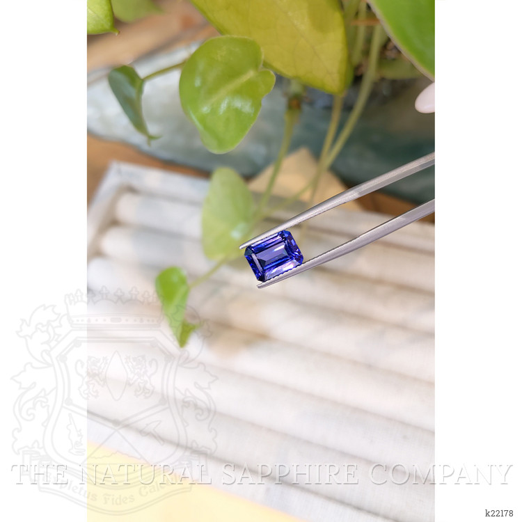 2.95 Ct. Violetish Blue Tanzanite from Tanzania