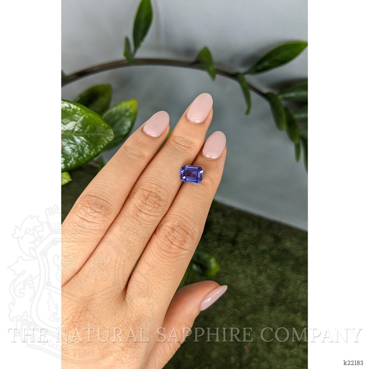 2.07 Ct. Violet Tanzanite from Tanzania