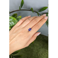2.07 Ct. Violet Tanzanite from Tanzania Life Style