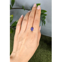 2.13 Ct. Violetish Blue Tanzanite from Tanzania Life Style