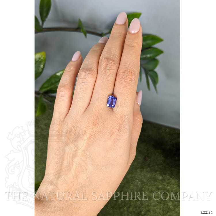 2.13 Ct. Violetish Blue Tanzanite from Tanzania