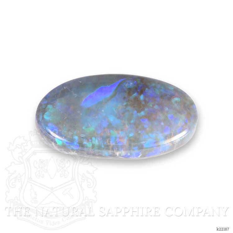 1.45 Ct. Cabochon Black Opal from Australia