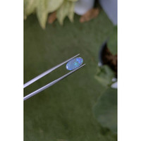 1.45 Ct. Cabochon Black Opal from Australia Life Style