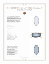 1.45 Ct. Cabochon Black Opal from Australia 3 D Scan Report