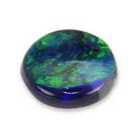 0.74 Ct. Cabochon Black Opal from Australia Video