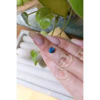 0.74 Ct. Cabochon Black Opal from Australia Life Style