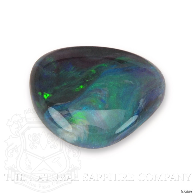 0.93 Ct. Cabochon Black Opal from Australia