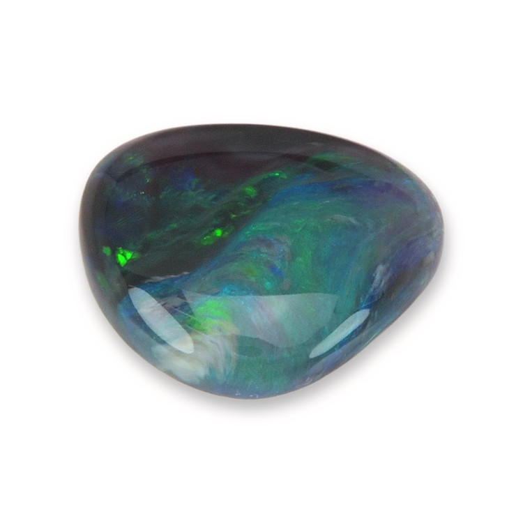 0.93 Ct. Cabochon Black Opal from Australia