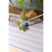 0.93 Ct. Cabochon Black Opal from Australia Life Style