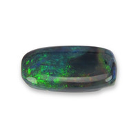 0.69 Ct. Cabochon Black Opal from Australia Video