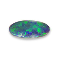 0.90 Ct. Cabochon Black Opal from Australia Video