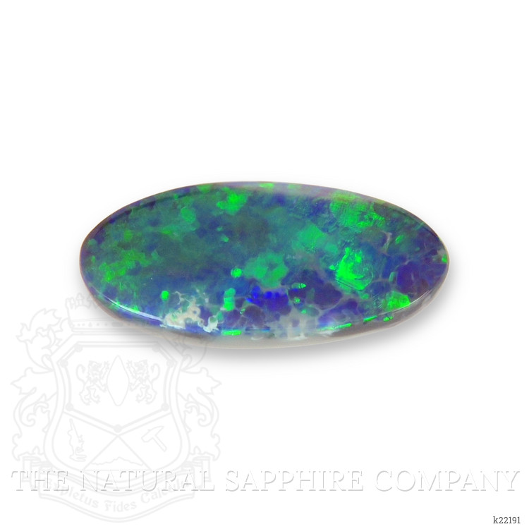 0.90 Ct. Cabochon Black Opal from Australia